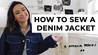 how to sew a denim jacket | pattern for sale