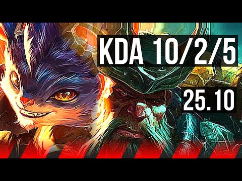RUMBLE vs GANGPLANK (TOP) | Comeback, 10/2/5, Godlike | EUW Master | 25.10