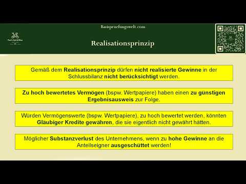Bewertungsprinzipien - Realisationsprinzip