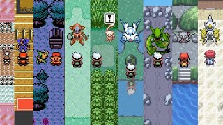 【初代～プラチナ】全伝説・幻ポケモン登場シーン【赤・緑／金・銀・クリスタル／ルビー・サファイ・アエメラルド／ファイヤレッド・リーフグリーン／ダイヤモンド・パール・プラチナ／ポケットモンスター】