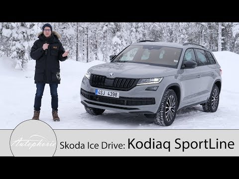 Skoda Ice Drive: Kodiaq SportLine 4x4 geht quer feat. Hans-Joachim "Strietzel" Stuck - Autophorie