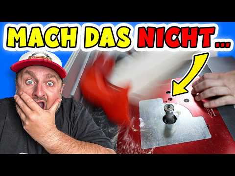 Oberfräsen-Fehler, die 99 % der Heimwerker machen 😱