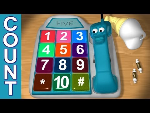 Learn to Count: The Counting Phone Teaches Numbers 1-10