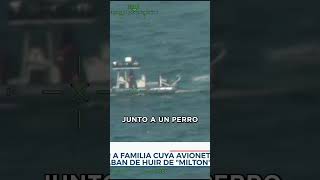 Intentaron huir del huracán Milton en avioneta y se desplomó en el agua | Noticias EstrellaTV