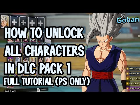How to UNLOCK BEAST GOHAN (ALL CHARACTERS) in The Heroes of Justice Pack Tutorial [PlayStation ONLY]