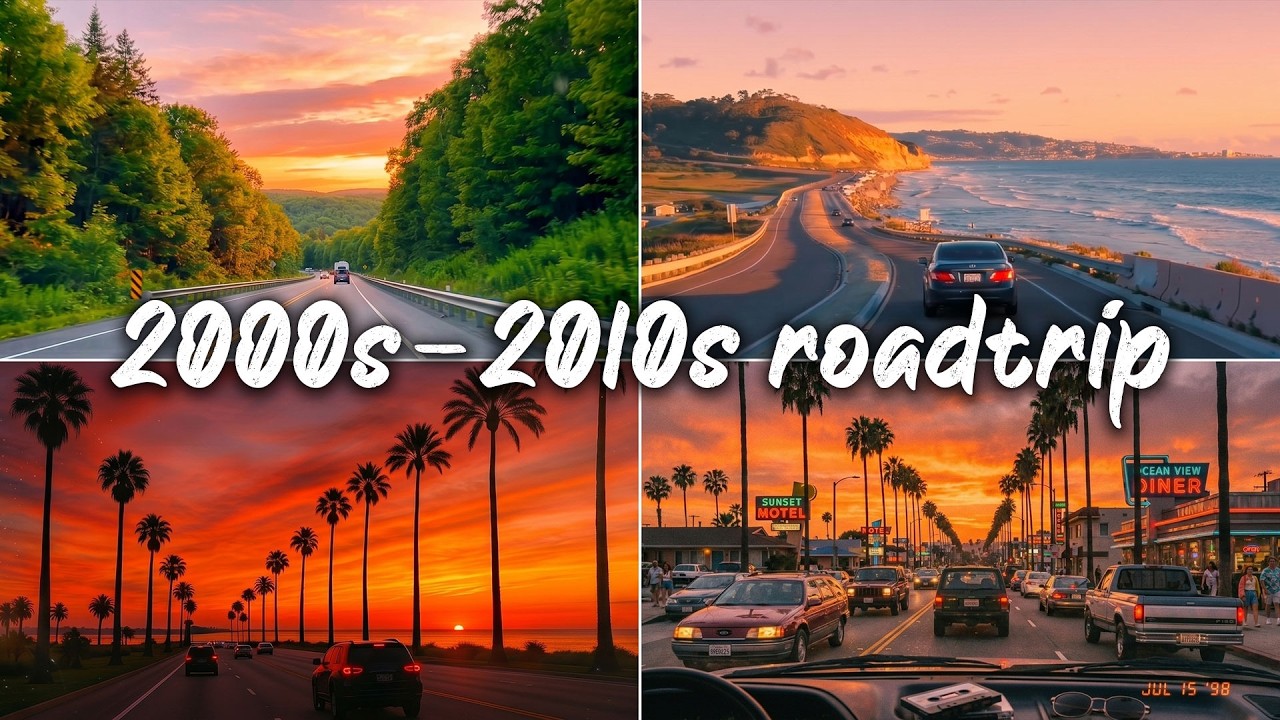 Late 2000s / early 2010s songs 🌅 Roadtrip 2000s-2010s ~throwback feel good playlist