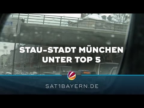 Unter Top 5 der Stau-Städte: München mit 55 Stunden Zeitverlust
