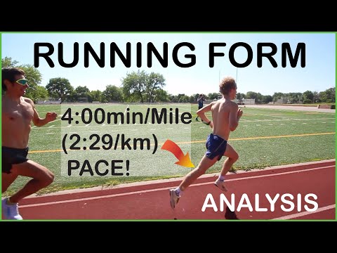 4:00/Mile (2:29/km) RUNNING FORM ANALYSIS FT. THE ATHLETE SPECIAL : Proper Technique Tips for Speed!