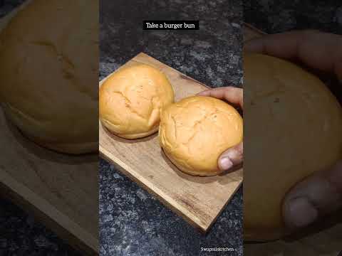 Street Style Tawa Burger | Tawa Burger Recipe | How To Make Tawa Burger At Home