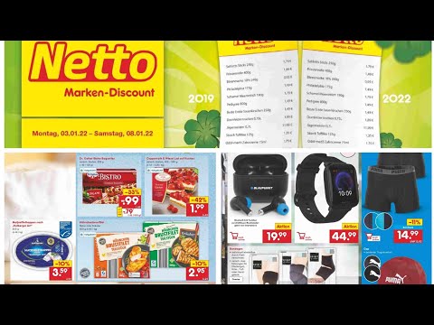🛒 Netto Katalog Prospekt 3. bis 8. Januar 2022 - Neuigkeiten, Angebote Deutschland