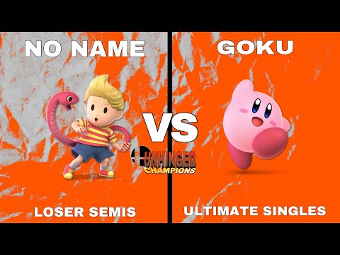 Unhinged Champion Losers semis - Ni Name (Lucas) Vs. Goku (Kirby) Smash Ultimate - SSBU