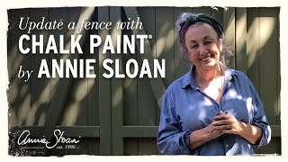 How to use Chalk Paint® to update a fence