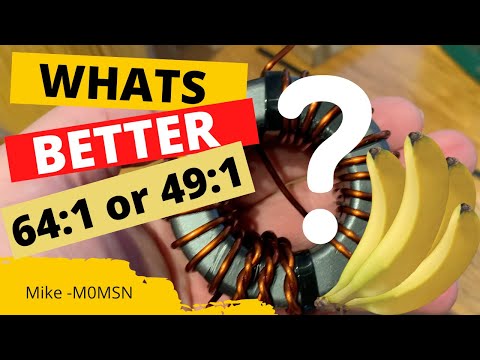 HAM RADIO: Whats better a 64:1 or 49:1 Build and Test