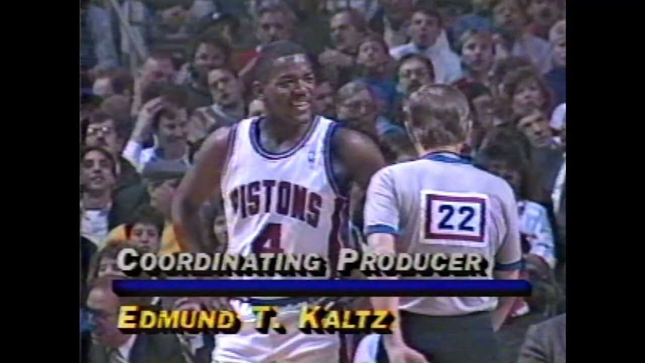 This ‘89 Pistons Cable Outro Goes Unnecessarily Hard
