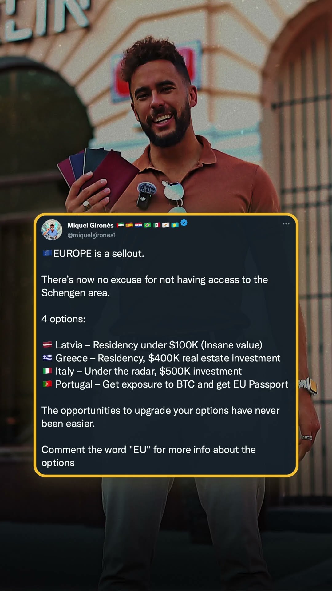 🇪🇺Europe is a sellout.