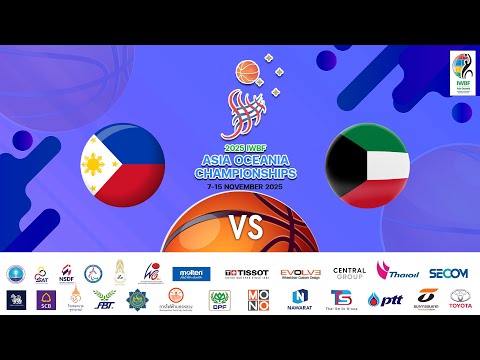 🇵🇭 Philippines vs 🇰🇼 Kuwait | Men’s Division 2 | 2025 IWBF Asia Oceania Championships – Bangkok
