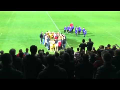 FOOT, CFA, Saison 2013-2014, Rodez AF 2-1 FC Martigues. La joie des Ruthénois