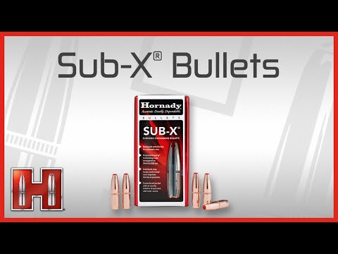 Hornady Sub-X Component Bullets