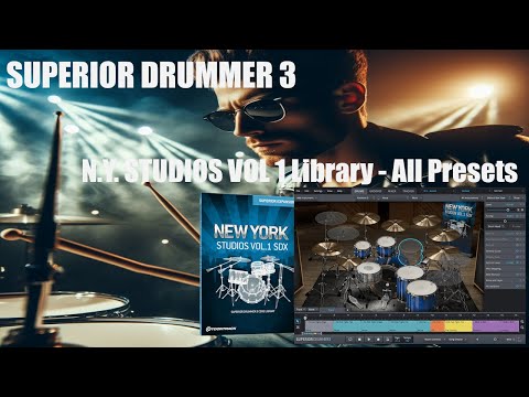 Toontrack Superior Drummer 3 - NY Studios Vol.1 - Basic sound without mixing