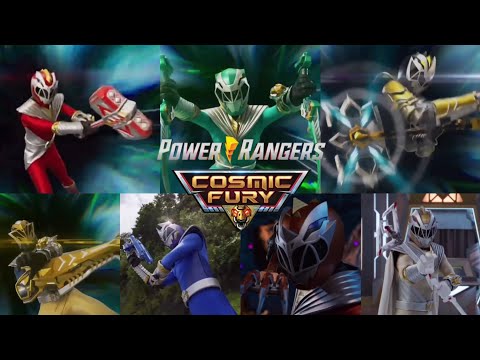 power rangers cosmic fury all single rangers morphs 