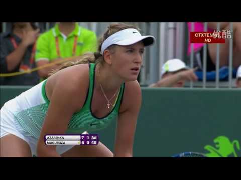 Azarenka VS Muguruza Highlight 2016