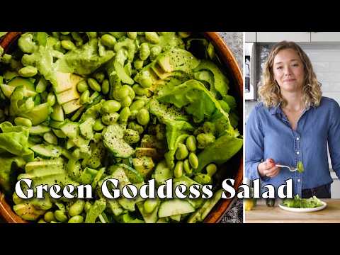 GREEN GODDESS SALAD - fresh and full of texture
