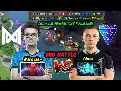 Nigma Miracle 7.30 Queen of Pain MIDLANE  vs Tundra.Nine Storm Spirit Dota 2 Perspective Fullgame
