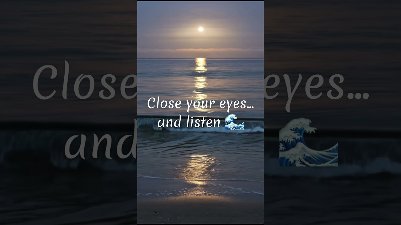 Close Your Eyes… Ocean Waves Will Relax You 🌊