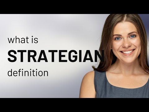 Strategian • what is STRATEGIAN meaning