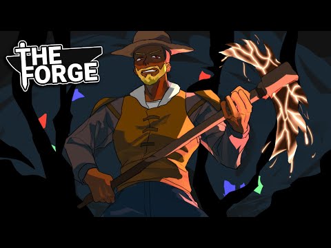 Obtaining The OP MAGMA PICKAXE In THE FORGE Roblox... (#2)