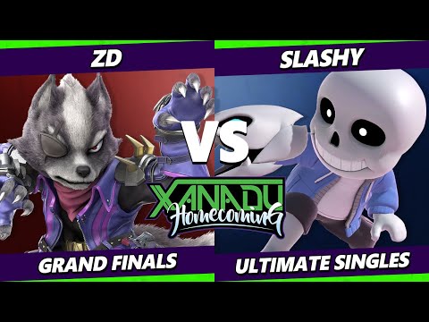 Xanadu Homecoming GRAND FINALS - ZD (Wolf, Fox) Vs. SLASHY [L] (Mii Brawler) Smash Ultimate - SSBU