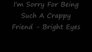 I&#39;m Sorry For Being Such A Crappy Friend - B&#39;ehl (Lyrics)