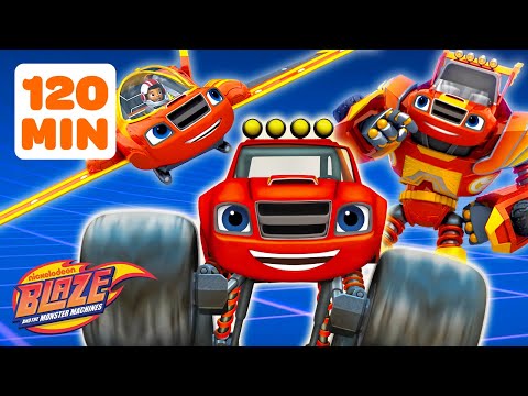 Blaze Transforms into a SPACESHIP Monster Machine! ???? | 2 Hours | Blaze and the Monster Machines