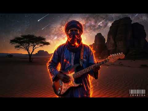 Cherki Toumast • Chabiba | Tuareg Electric Guitar (Sahara driving cover)