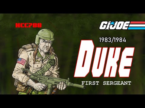 HCC788 - 1983/1984 DUKE - First Sergeant - vintage G.I. Joe toy!