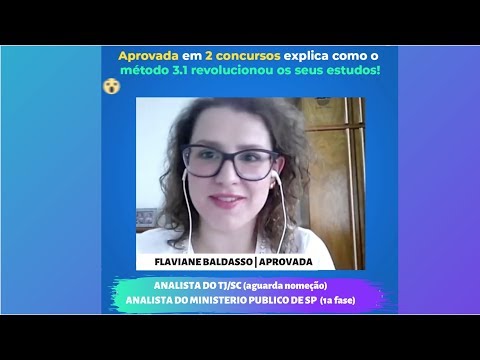 Flaviane Baldasso I Aprovada para Analista do TJ/SC