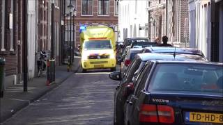 preview picture of video 'A1 18-175 18-177 Molenstraat Gorinchem voor een gevallen motorrijder'