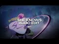 she knows - ne-yo ft. trey songz, the-dream & t-pain [edit audio]