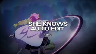 she knows - ne-yo ft. trey songz, the-dream &amp; t-pain [edit audio]