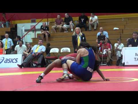 2015 Canada Cup Sr FW 48kg Kamila De Silva (Brazil) vs Yusneylys Lopez (Cuba)