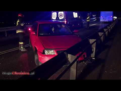 02.01.2018 Boguszyce - wypadek osobówki i autobusu