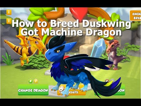 How to Breed Duskwing Dragon-Dragon Mania Legends | Got Machine Dragon | DML