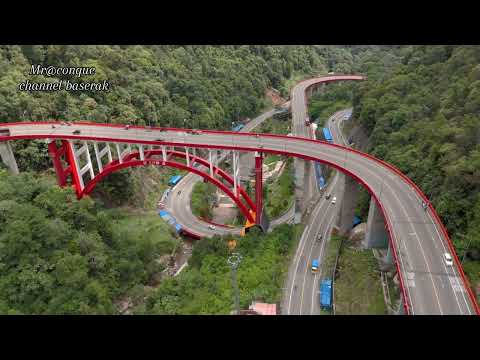 Keindahan Jembatan Kelok Sembilan payakumbuh _ sumatra barat