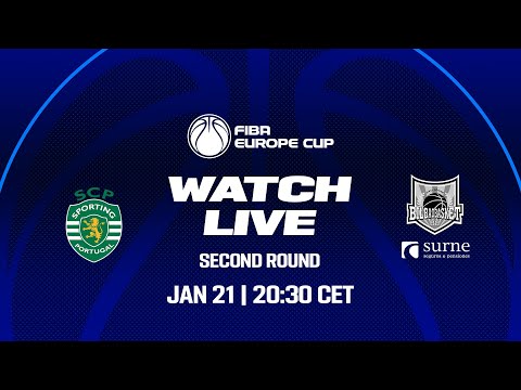 LIVE - Sporting CP v Surne Bilbao Basket | Second Round | FIBA Europe Cup 2025-26