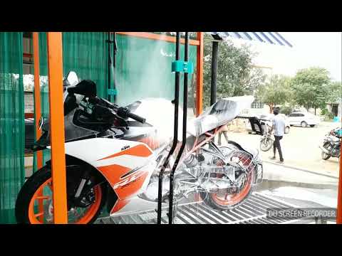 Touch less Bike Washing System