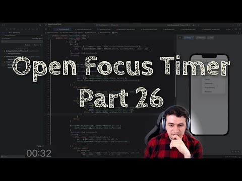 [iOS Dev] Open Focus Timer, pt. 26 | SwiftUI App Development thumbnail