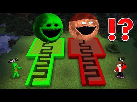 Who found a JJ and Mikey MOON WAKES UP MAZE in Minecraft Challenge - Maizen