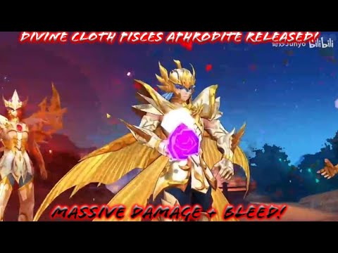 Saint Seiya: Awakening - Divine Cloth Pisces Aphrodite released at Test Server! Bleed + Massive DMG!