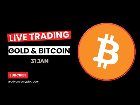 Bitcoin & Gold Live Trading || NY Session Live || 31 JAN || Vivek Yadav