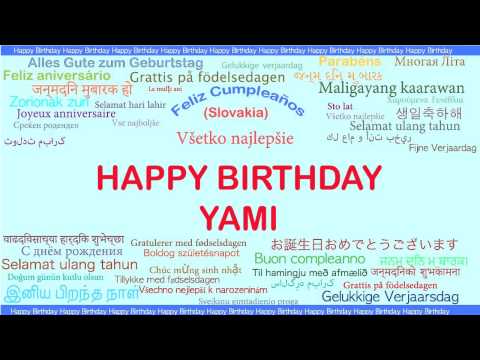 Yami   Languages Idiomas - Happy Birthday